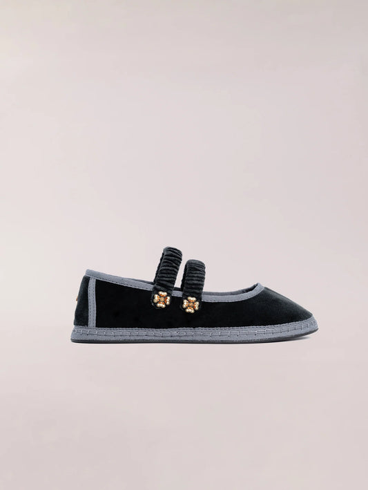 Double Lace Ballerina Black SVETI STEFAN 36 (US 5.5)