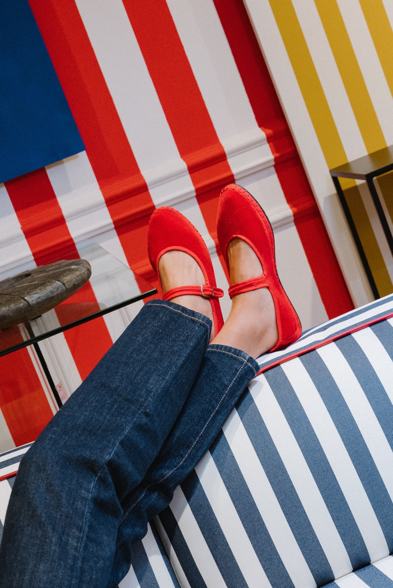 Svetis Mary Jane Red shoes SVETI STEFAN 37 (US 6)